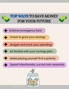 Top ways to save money for future