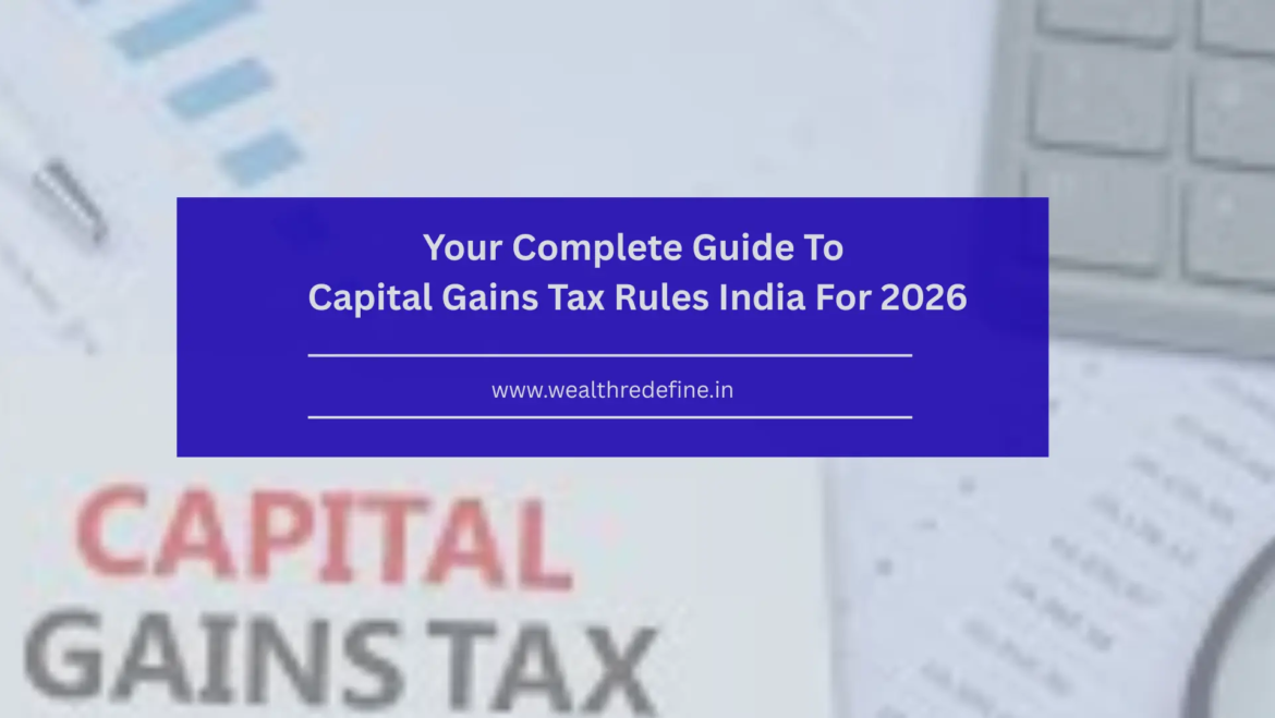 Your complete guide to capital gains tax rules India for 2026