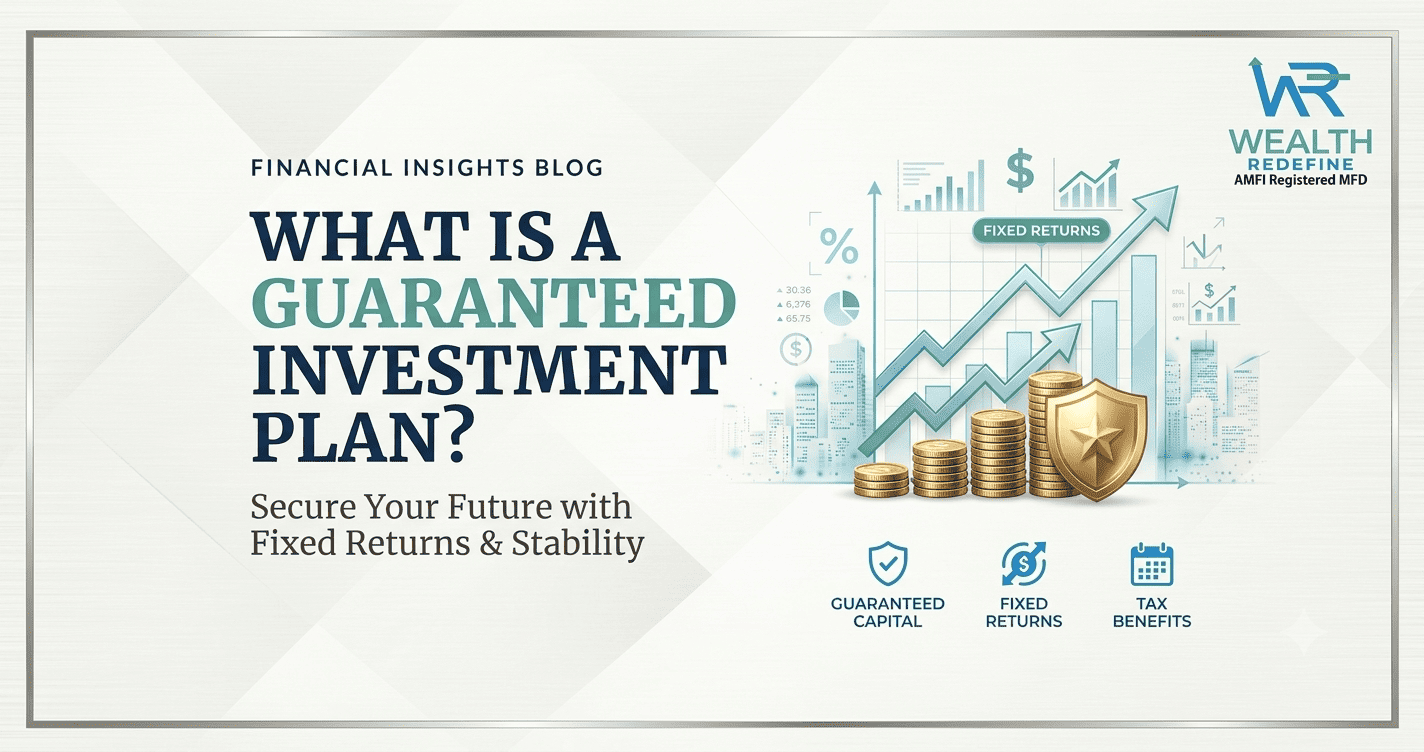 a banner with heading what is a guaranteed investment plan