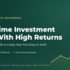 best one time investment plan with high returns