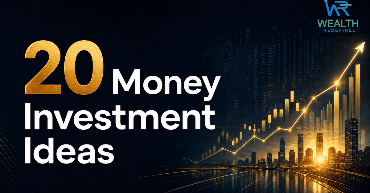increasing graph of money with investment ideas